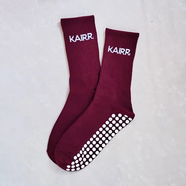 Pilates Grippy Socks With Grips for Women Yoga Socks Non Slip Long Socks for Ballet